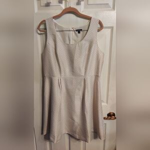 Vintage Jacob XL White Polka Dot Dress
